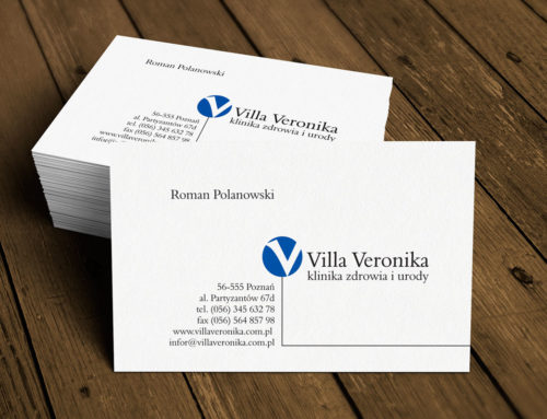Wizytówki villa veronika